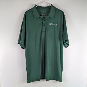 Port Authority Embroidered Mensa Logo Short Sleeve Polo Shirt